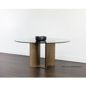 Sunpan Denver Dining Table Base - Round - Lifestyle