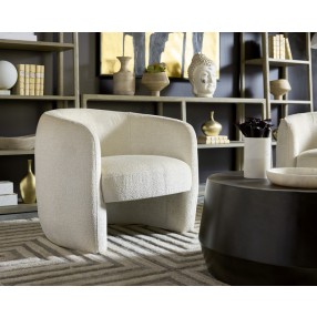Sunpan Mircea Lounge Chair, Ivory -Lifestyle
