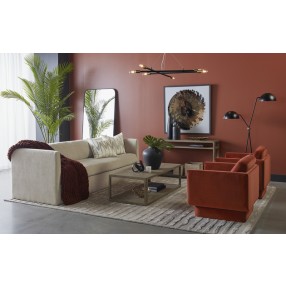 Sunpan Everton Armchair Rust - Lifestyle
