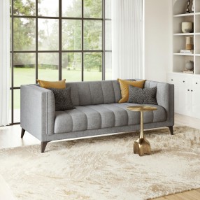Zuo Modern Punta Cana Sofa Leonardo in Ash - Lifestyle
