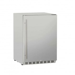 Summerset Grills 6.6c Deluxe Outdoor Rated Kegerator - No Tap - Angled View