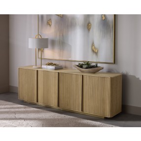Sunpan Kalla Sideboard, Rustic Oak - Lifestyle