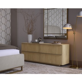 Sunpan Kalla Dresser in Rustic Oak - Lifestyle