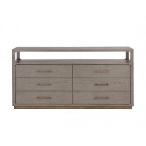Sunpan Danette Dresser, Grey - Front Angle