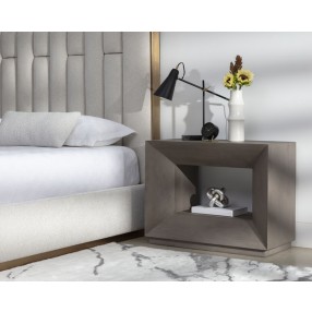 Sunpan Thales Nightstand Grey