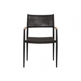 Sunpan Nava Stackable Dining Armchair Front 