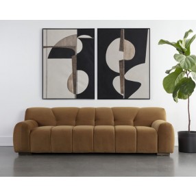 Sunpan Romy Sofa - Meg Gold