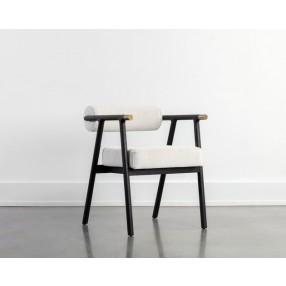 Sunpan Sova Dining Armchair - Copenhagen White