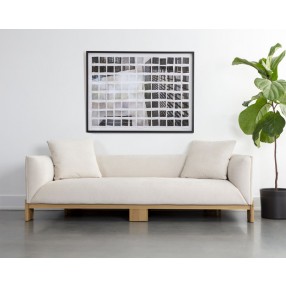 Sunpan Aanwa Sofa - Polo Club Muslin - Lifestyle