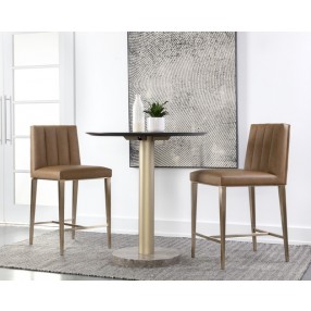 Sunpan Wilbur Counter stool - Milliken Cognac Set