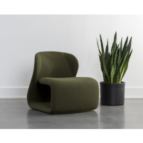 Sunpan Sophiene Lounge Chair - Copenhagen Olive