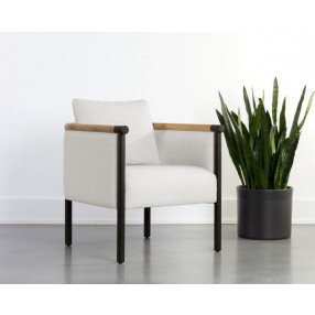 Sunpan Wilder Lounge Chair - Heather Ivory Tweed 1
