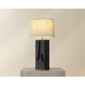 Sunpan Dirsan Table Lamp Black - Lifestyle