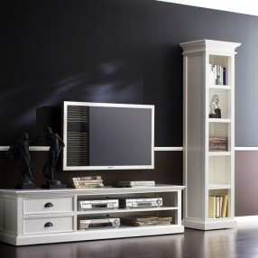 Nova Solo Halifax Thin Line Bookcase w/ 5 Shelves - Lifestyle