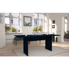 Manhattan Comfort Nomad 67.91 Modern Dining Table in Tatiana Midnight Blue