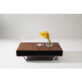 J&M Furniture Modern Coffee Table 136A In Walnut