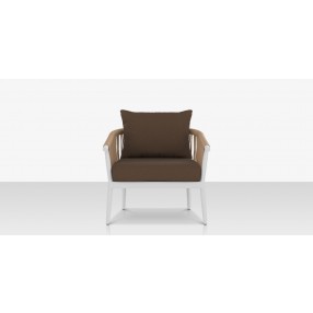 Source Furniture Vines Club Chair White Front