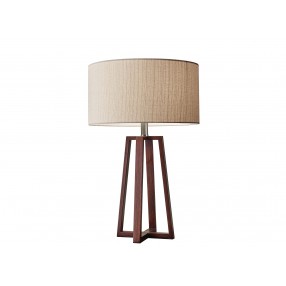 Quinn Table Lantern - Walnut