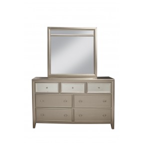 Alpine Furniture Silver Dreams Mirror in Silver - Front