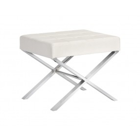 SUNPAN Mercer Bench - White, Frontview