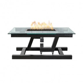 The Outdoor Plus Newton Powder Coated Fire Pit - Floating Appearance