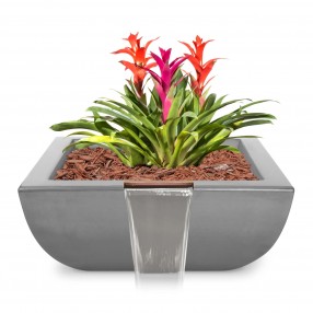 The Outdoor Plus Avalon GFRC Planter & Water Bowl 