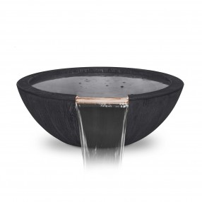 The Outdoor Plus Sedona Wood Grain Water Bowl
