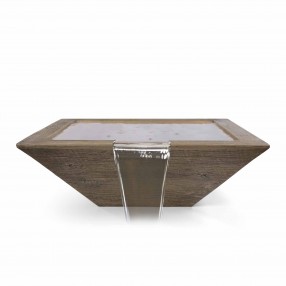 The Outdoor Plus Maya Wood Grain Water Bowl