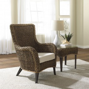 Panama Jack Sunroom Sanibel Wicker Cushion Lounge Set