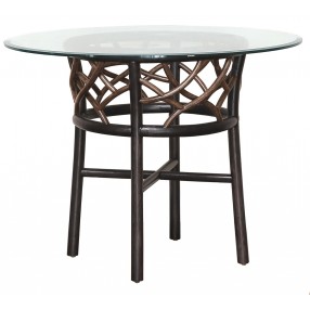 Panama Jack Sunroom Trinidad Stackable Dining Base with Glass