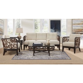 Panama Jack Sunroom Trinidad 5-Piece Living Set with Cushions