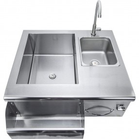 Sole Gourmet Sole Gourmet Built-In Bartender Sink and Cooler 003