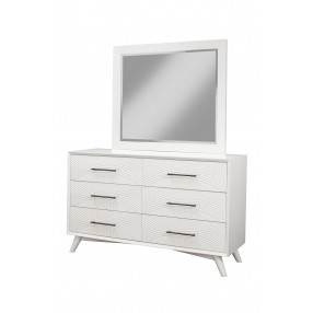 Alpine Furniture Tranquility Mirror in White