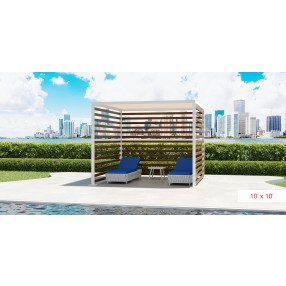 Source Outdoor Furniture Breeze Cabana 8" X 8" 
