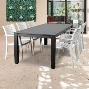 Atlantic Noordam 7 Piece Rectangular Patio Dining Set