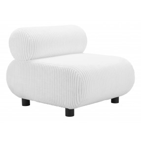 Zuo Modern Rahat Accent Chair in White - Angled