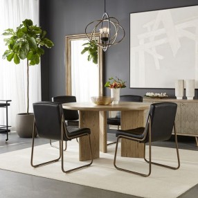 Sunpan Glendale Floor Mirror - Lifestyle