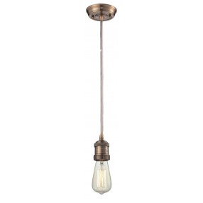 Bare Bulb Stem Pendant