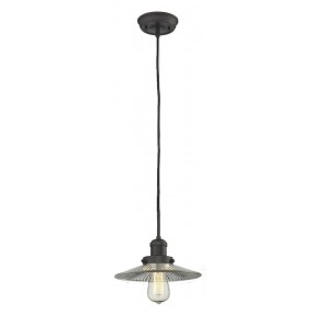 Glass Pendant With 10 Feet Cord - Oiled Rubbed Bronze