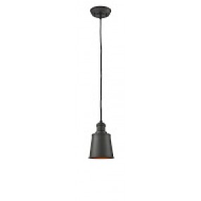 Metal Shade Pendant With 10 Feet Cord - Oiled Rubbed Bronze - METAL SHADE