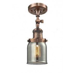 Glass Semi-Flush - Antique Copper
