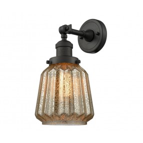 MERCURY FLUTED GLASS