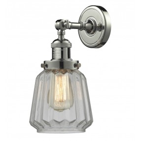 CLEAR FLUTED GLASS