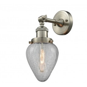 CLEAR CRACKLE TEARDROP GLASS