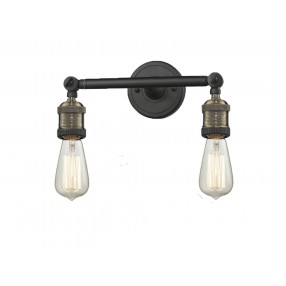 BARE BULB 2 LIGHT ADJUSTABLE WALL SCONCE UP OR DOWN LT WALL SCONCE