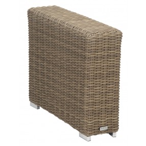Sunset West Coronado Wicker Wedge Table - Front Side Angle