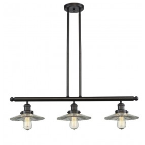 Lighting Glass 3 Light Island Adjustable Stem Chandelier 