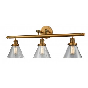 Clear Cone Glass Shades