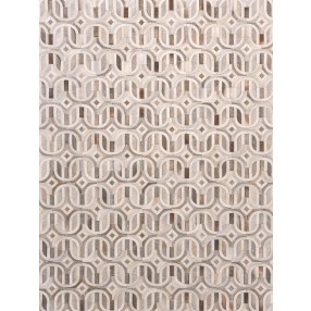 Exquisite Rugs Natural Hide Cowhide Medium Gray/Ivory Area Rug 2140-006