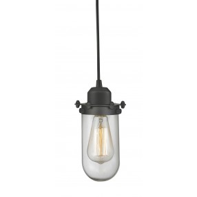 OILED RUBBED BRONZE - CLEAR GLASS